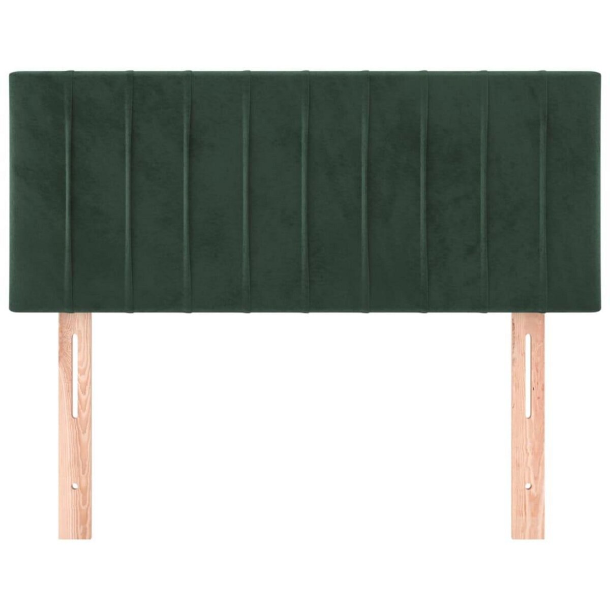VIDAXL Tete de lit Vert fonce 80x5x78/88 cm Velours