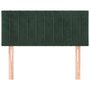 Voir la diapositive 3 : VIDAXL Tete de lit Vert fonce 80x5x78/88 cm Velours