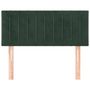 Voir la diapositive 3 : VIDAXL Tete de lit Vert fonce 80x5x78/88 cm Velours