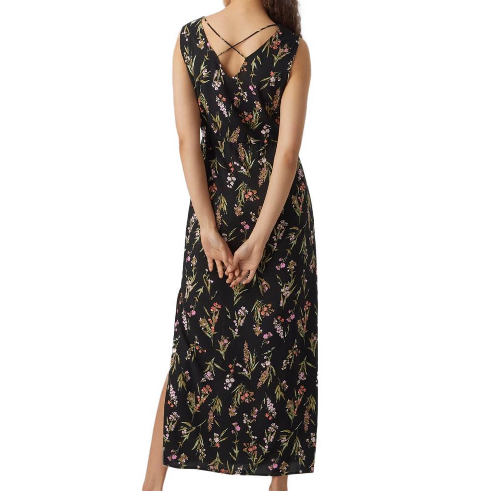 Voir la diapositive 2 : Vero Moda Robe Longue Noir/Vert Femme Vero Moda 10286770