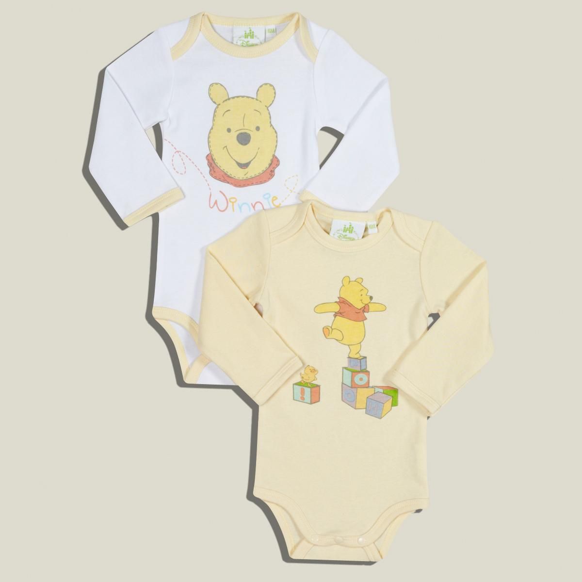 WINNIE Lot de 2 bodies manches longues