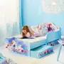 MOOSE TOYS Lit pour enfants avec rangements + Veilleuse Olaf Reine des Neiges Disney