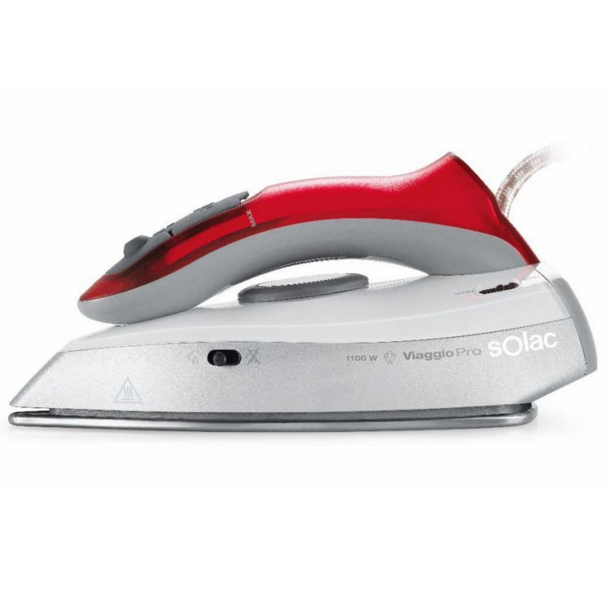 SOLAC Fer à repasser de voyage 1100w 45g/mn bi-tension - pv1652
