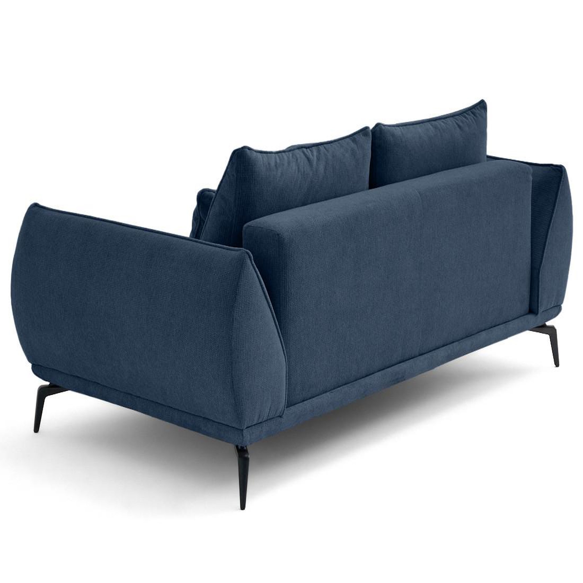 Voir la diapositive 5 : LISA DESIGN Arica - canapé droit 2 places en tissu texturé