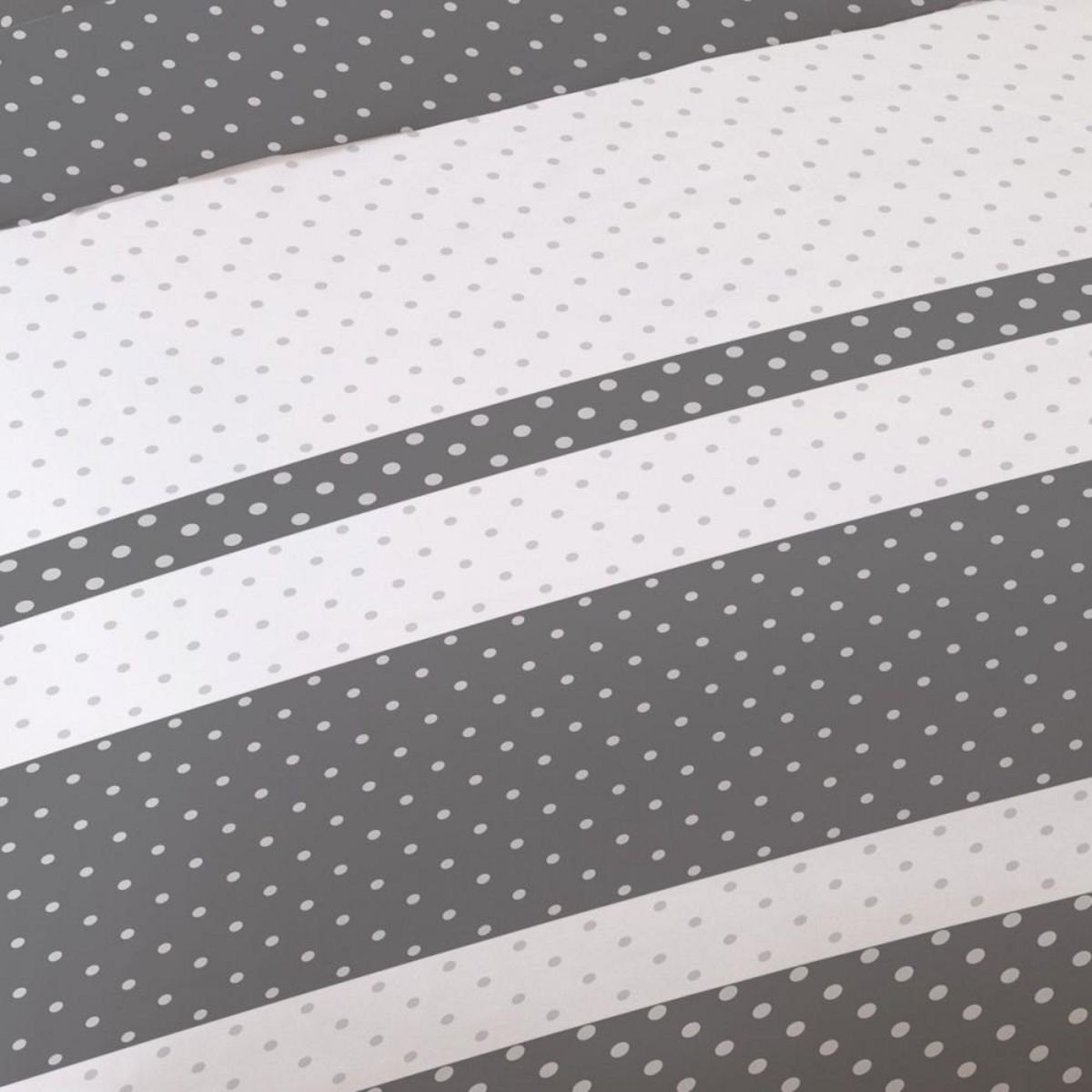 Dourev Housse de couette 240x220 CANDY DOTS + 2 taies 100% coton 57 fils