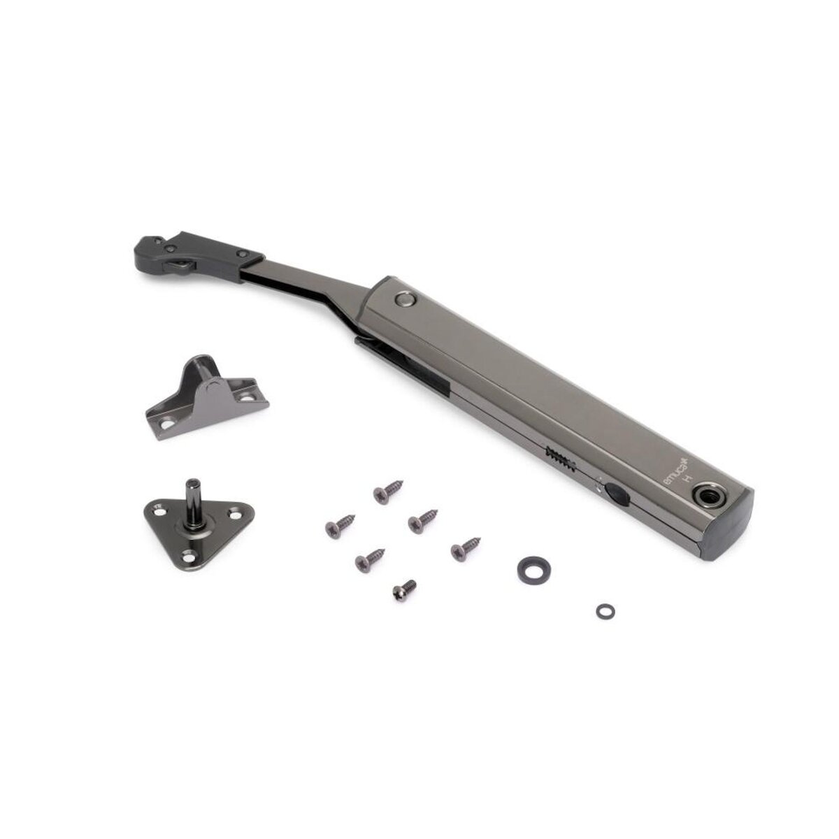 EMUCA SRL Compas pour portes levantes Altius One -  Gamme de force 1440-2200 -  Acier -  Titane