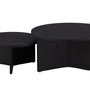 Voir la diapositive 5 : Paris Prix Lot de 2 Tables Basses Design  Salto  85cm Noir