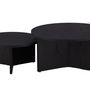 Voir la diapositive 5 : Paris Prix Lot de 2 Tables Basses Design  Salto  85cm Noir