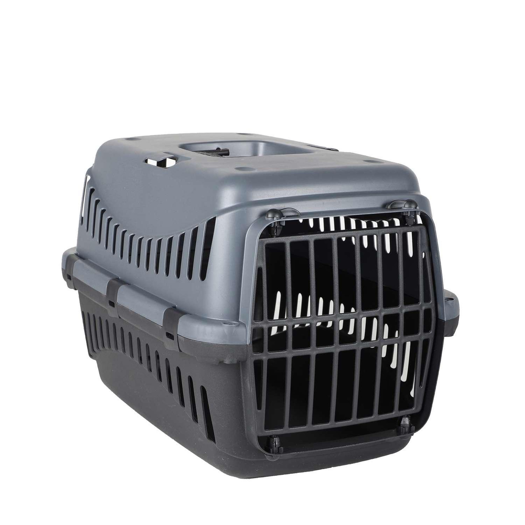 TOILINUX Cage de transport Moka. Coloris disponibles : Rose, Gris