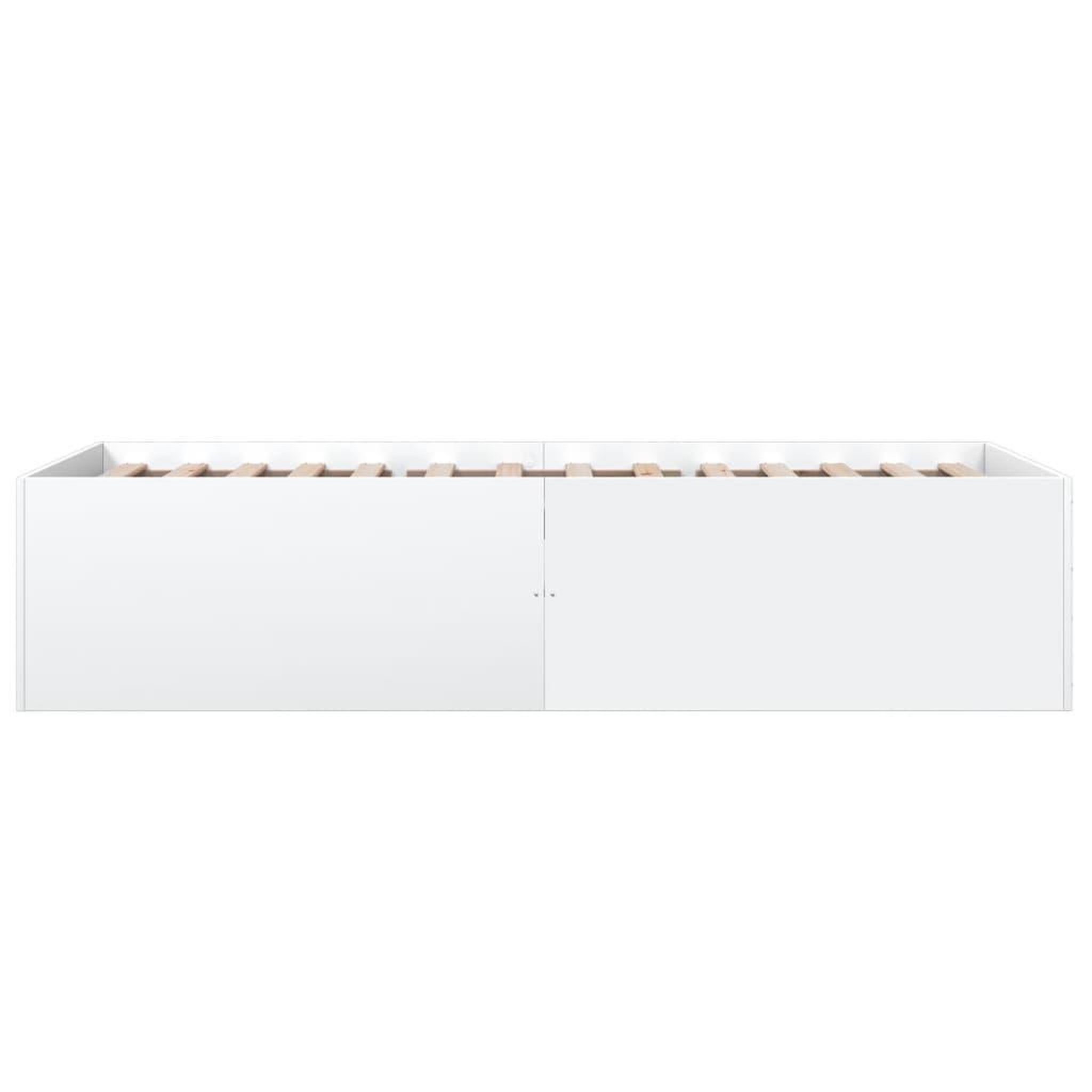 Voir la diapositive 5 : VIDAXL Cadre de lit sans matelas blanc 90x190 cm