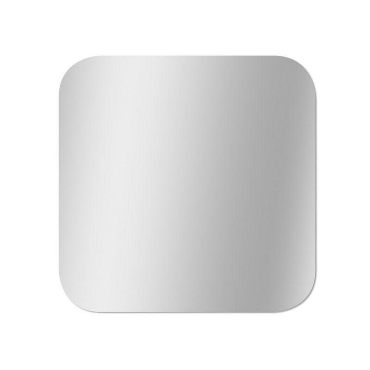 CENTRALE BRICO Miroir 40X40 cm coins arrondis bords polis épaisseur 3mm