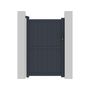 Voir la diapositive 1 : Habitat et Jardin Portillon aluminium  Maurice  - 101.2 x 155.9 cm - Gris