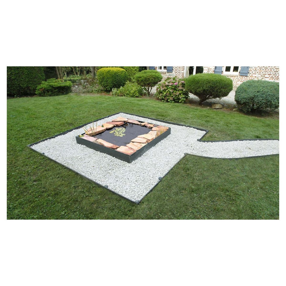 NATURE Borderfix - bordure de jardin & bassin en PE recyclé 