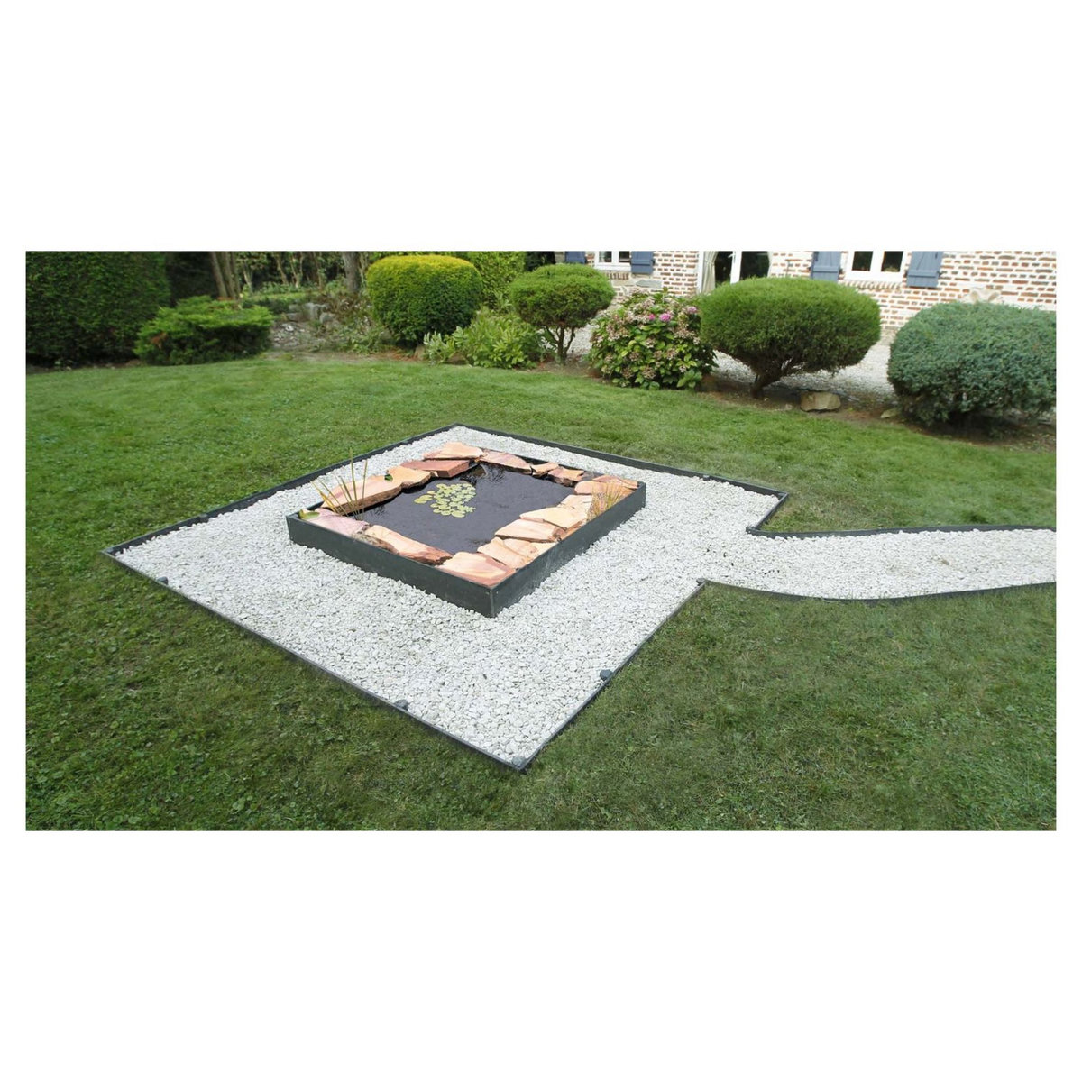 NATURE Borderfix - bordure de jardin & bassin en PE recyclé 