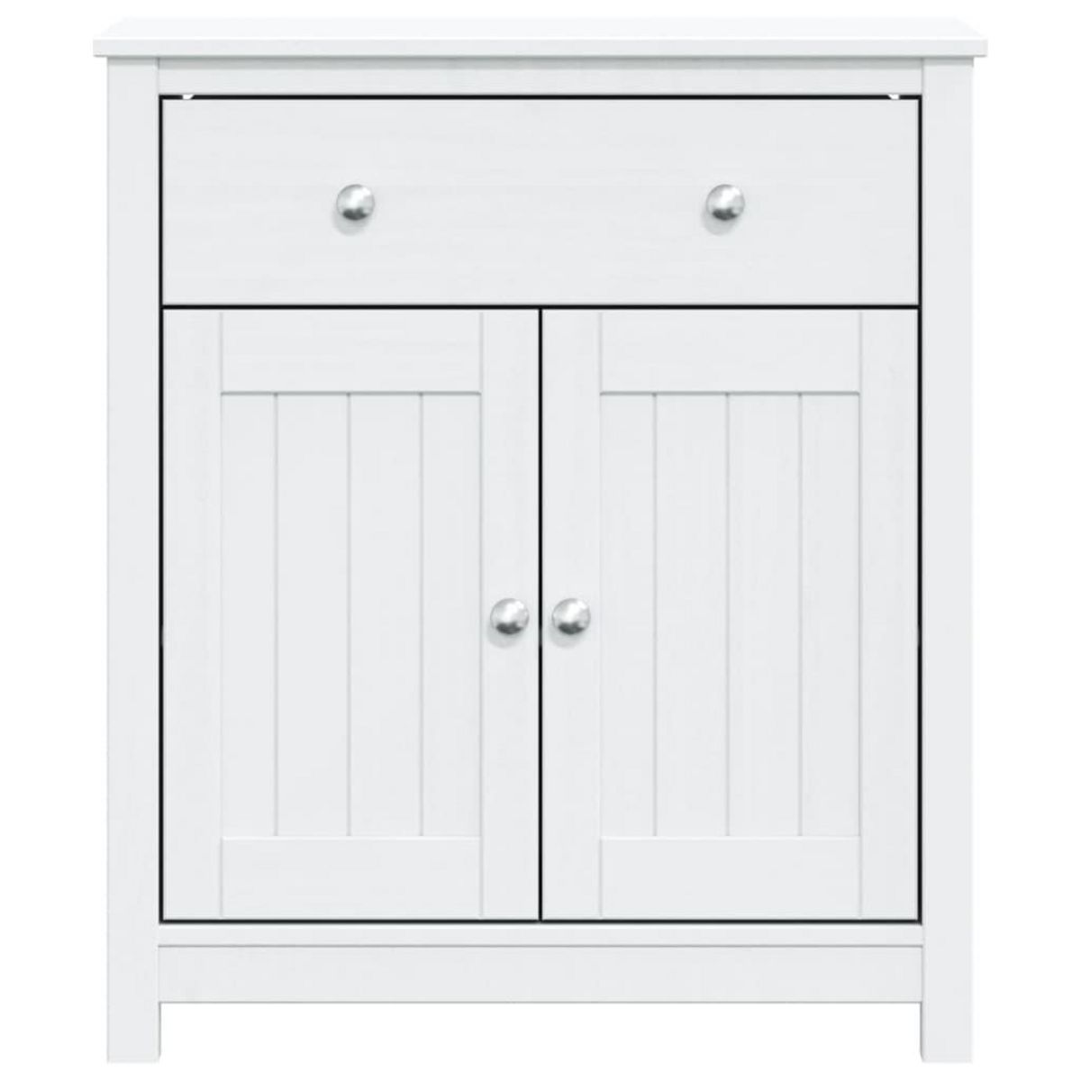 VIDAXL Armoire de salle de bain BERG blanc 69,5x34x80 cm pin massif