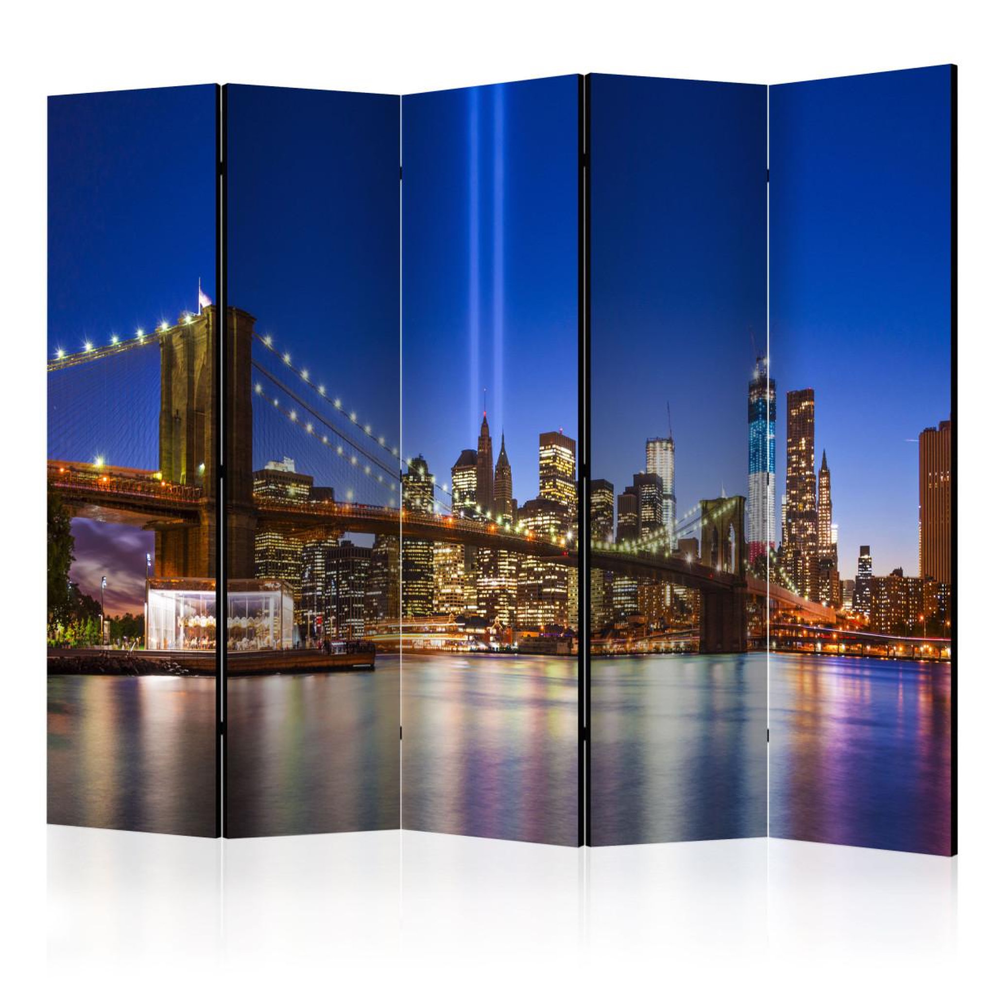 Paris Prix Paravent 5 volets  blue new york  172x225cm