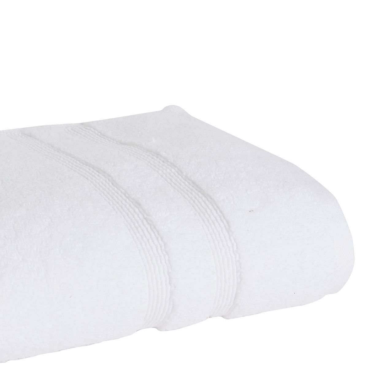 ACTUEL Serviette de toilette unie en coton  500 g/m²