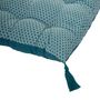 Voir la diapositive 3 : ATMOSPHERA Matelas de Sol 4 Pompons  Otto  60x120cm Bleu