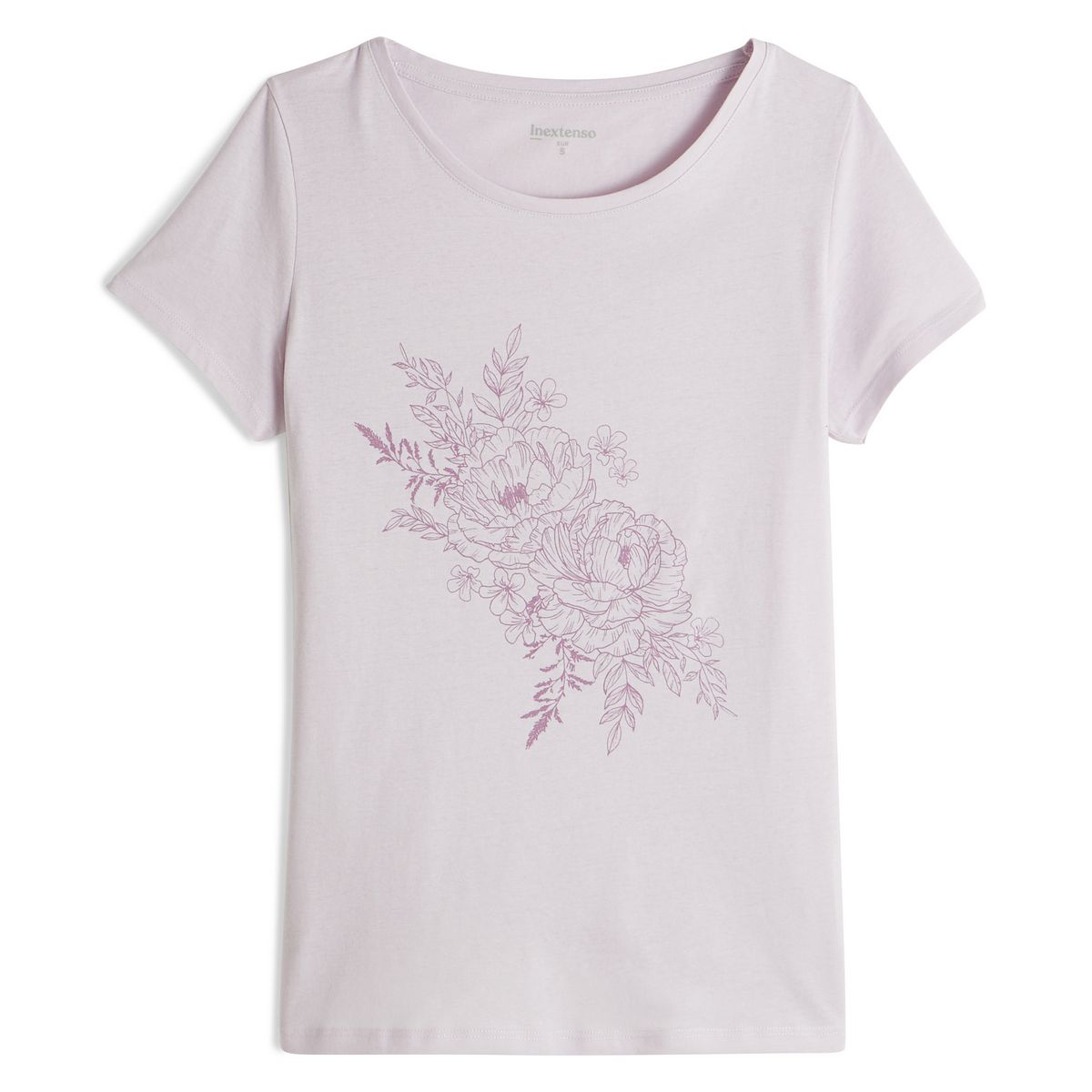 INEXTENSO T-shirt parme femme