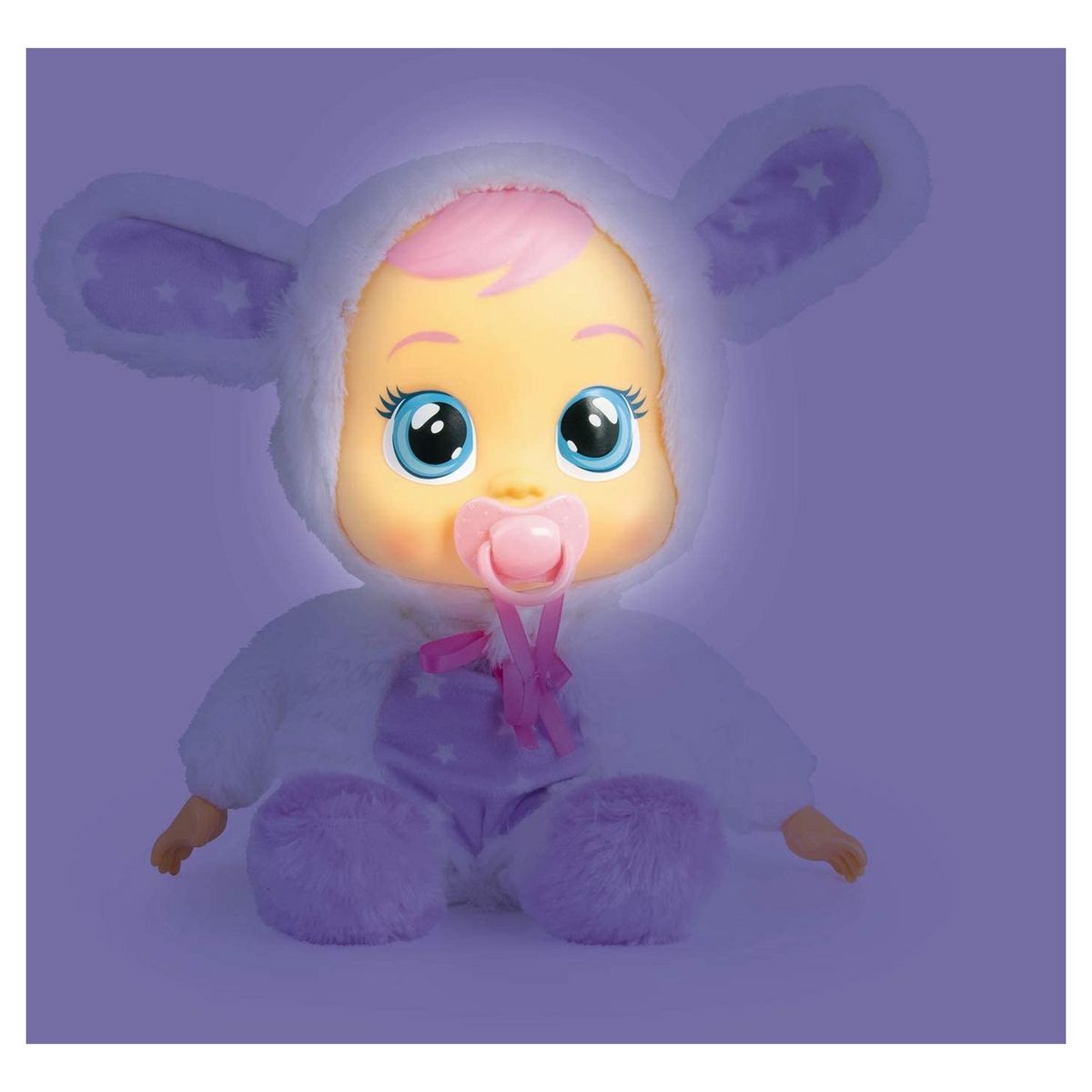 IMC TOYS Poupée Fantasy Good night Coney 30 cm Cry Babies