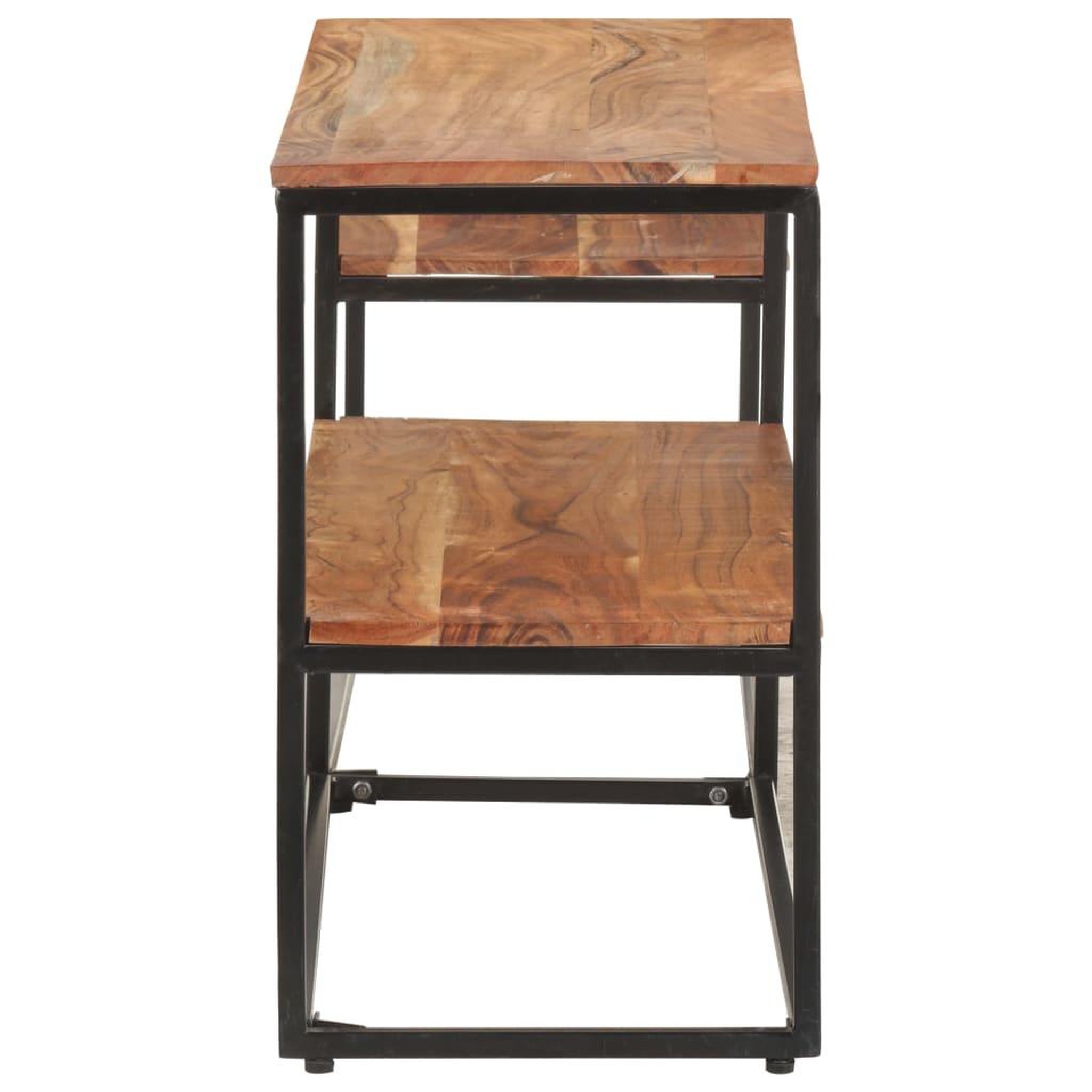 Voir la diapositive 3 : VIDAXL Meuble TV 180x30x50 cm Bois d'acacia massif