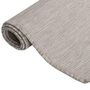 Voir la diapositive 3 : VIDAXL Tapis a tissage plat d'exterieur 120x170 cm Taupe