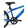 Voir la diapositive 3 : Vélo tout suspendu bleu - 20 pouces