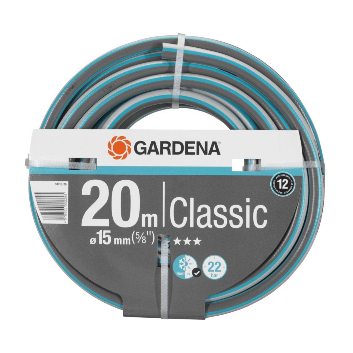 GARDENA Tuyau d'arosage Classic 15 mm - couronne de 20 m