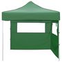 Voir la diapositive 2 : VIDAXL Tente pliable avec 2 parois 3 x 3 m Vert