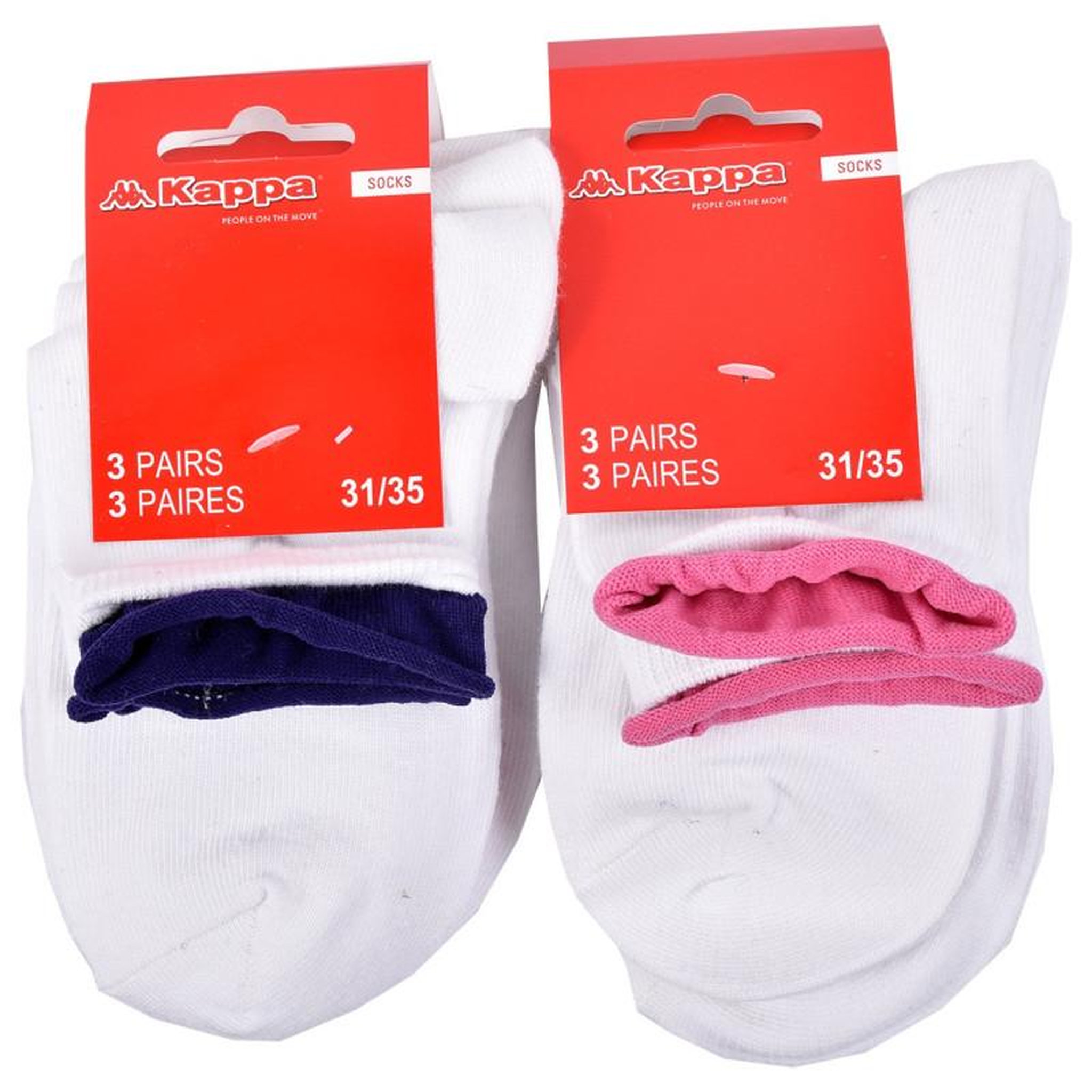 Voir la diapositive 3 : KAPPA Chaussettes Enfant VILLE KAPPA Lot de 6