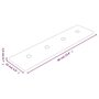 Voir la diapositive 6 : VIDAXL Panneaux muraux 12 pcs Gris 60x15 cm Similicuir 1,08 m^2