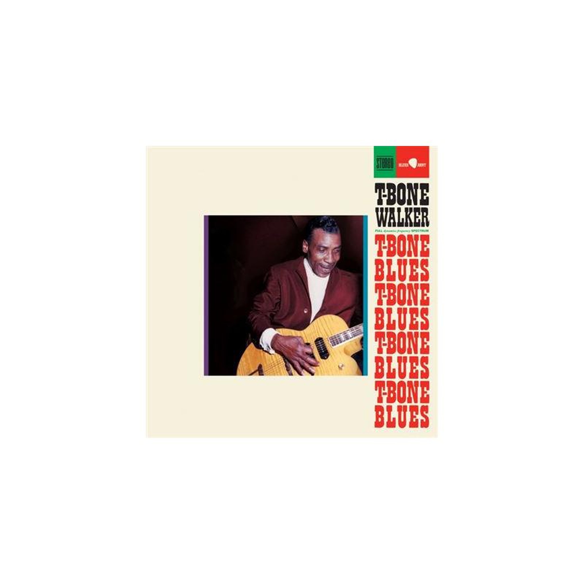 Vinyle “t bone blues” pochette avec guitare tbone blues