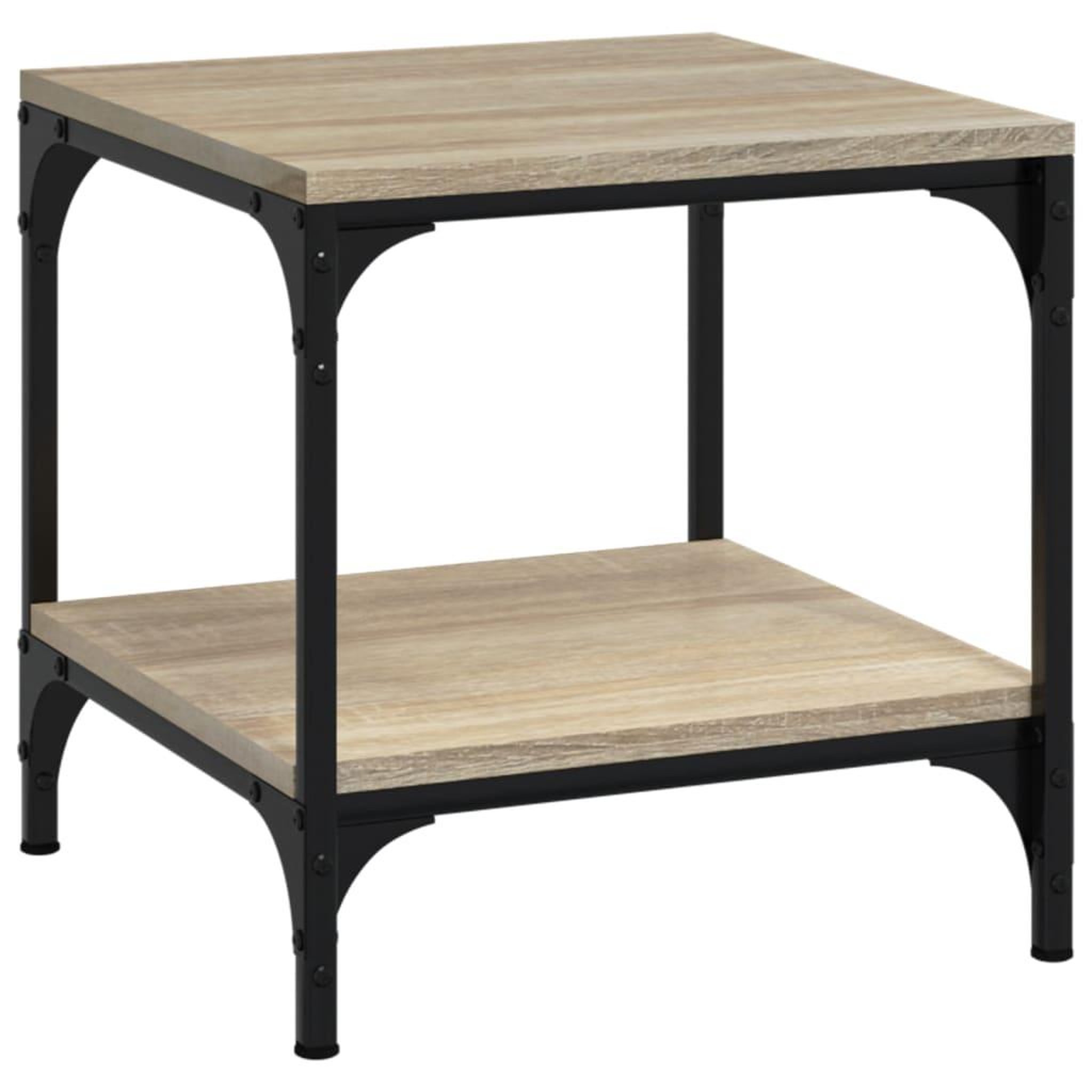 Voir la diapositive 5 : VIDAXL Tables d'appoint 2 pcs Chene sonoma 40x40x40 cm Bois ingenierie