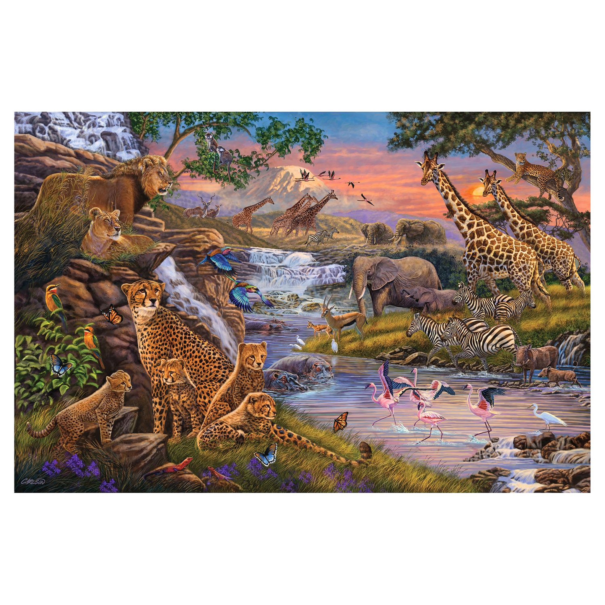 Voir la diapositive 2 : RAVENSBURGER Puzzle 3000 pièces Le règne animal