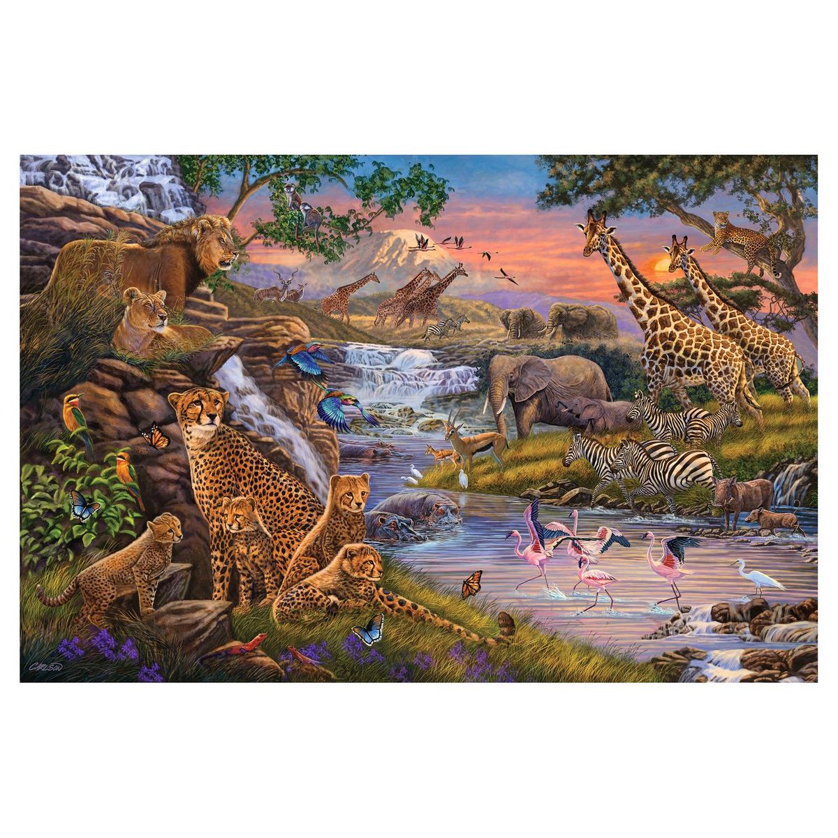 RAVENSBURGER Puzzle 3000 pièces Le règne animal