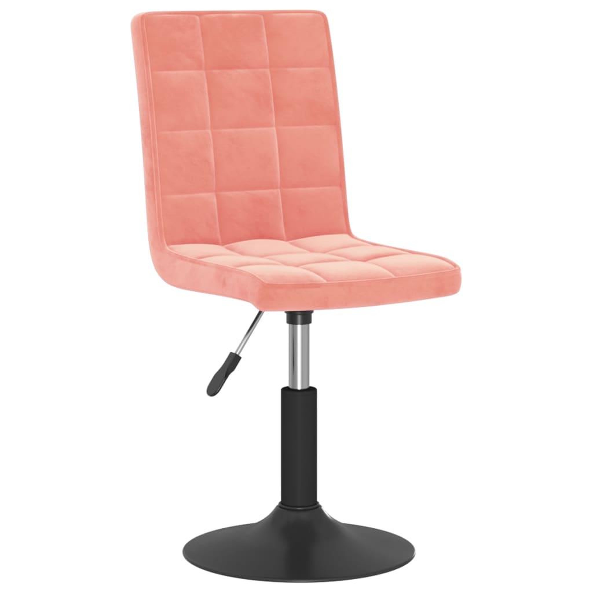 Voir la diapositive 3 : VIDAXL Chaises pivotantes a manger lot de 2 rose velours