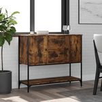 VIDAXL Buffet chene fume 100x36x85 cm bois d'ingenierie