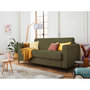 Voir la diapositive 1 : LISA DESIGN Owen - canapé 3 places convertible express couchage quotidien 140 cm matelas 12 cm en velours côtelé
