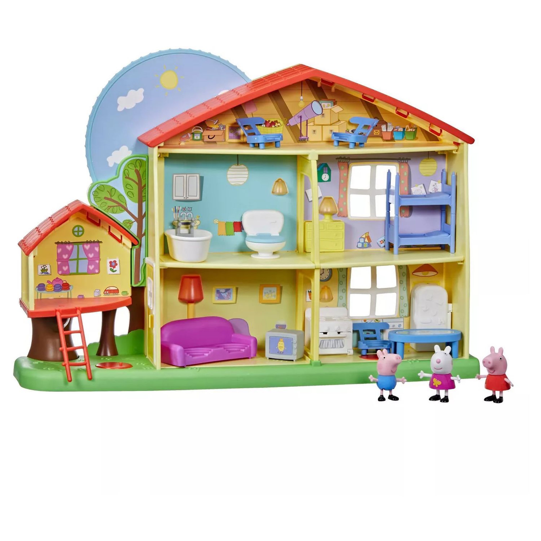 Voir la diapositive 1 : PEPPA PIG Maison Jour et nuit de Peppa