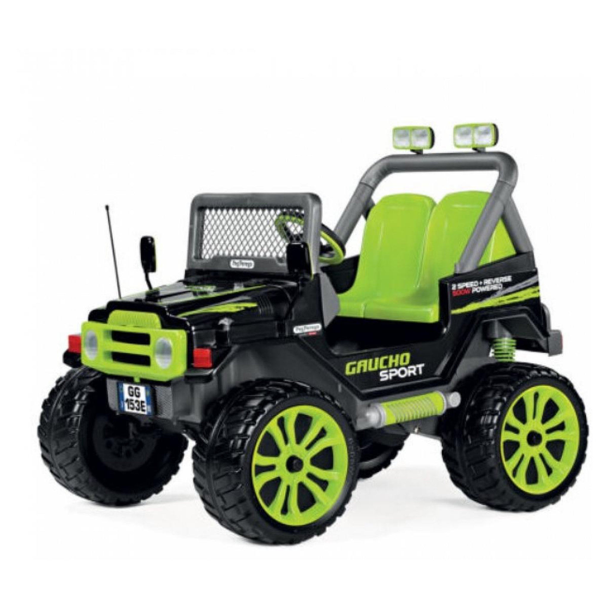 Voir la diapositive 1 : PEG PEREGO Véhicule tout terrain pour enfant Gaucho SPORT 4x4 12V - Aventure garantie