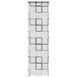 VIDAXL Store enrouleur de douche avec cassette largeur du tissu 56 cm