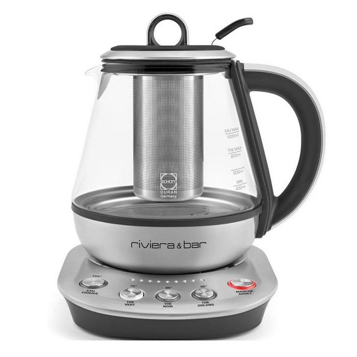 Riviera & Bar Théière bouilloire 2en1 1l 800w inox - BTH440