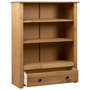 Voir la diapositive 2 : VIDAXL Bibliotheque 80x35x110 cm Bois de pin massif Assortiment Panama