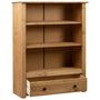 Voir la diapositive 2 : VIDAXL Bibliotheque 80x35x110 cm Bois de pin massif Assortiment Panama