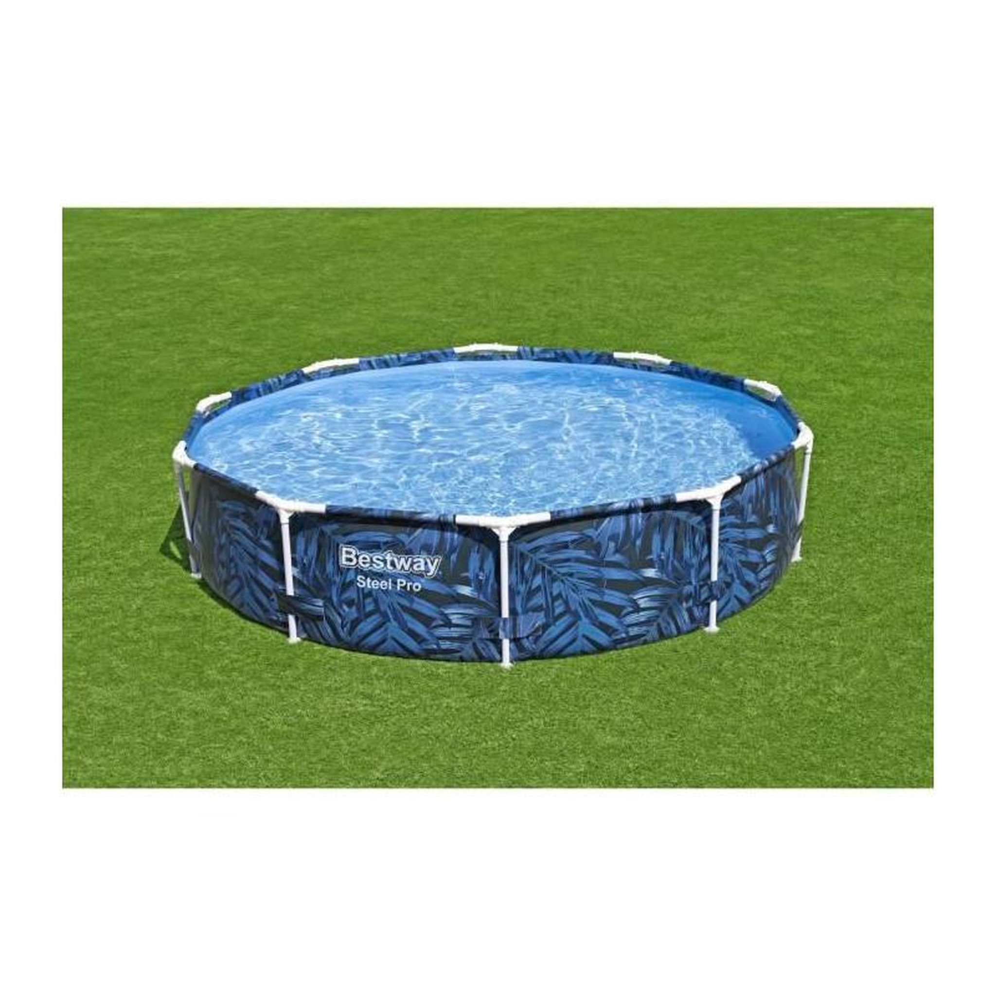Voir la diapositive 2 : BESTWAY Piscine hors sol tubulaire BESTWAY - Steel Pro™ - 305 x 66 cm - Ronde