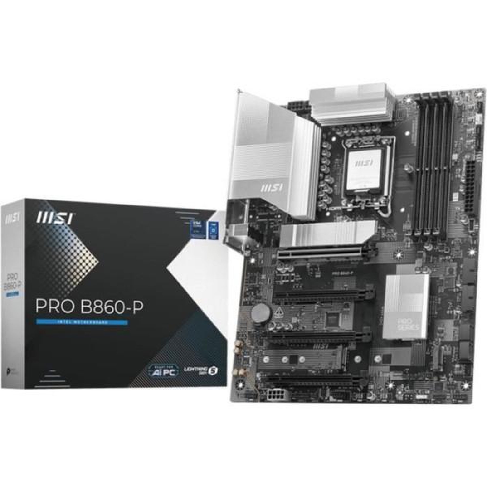 MSI Carte mere - MSI - PRO B860-P Intel B860 LGA 1851 (Socket V1) ATX