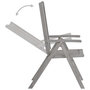 Voir la diapositive 5 : VIDAXL Chaises inclinables de jardin lot de 3 et coussins Bois acacia