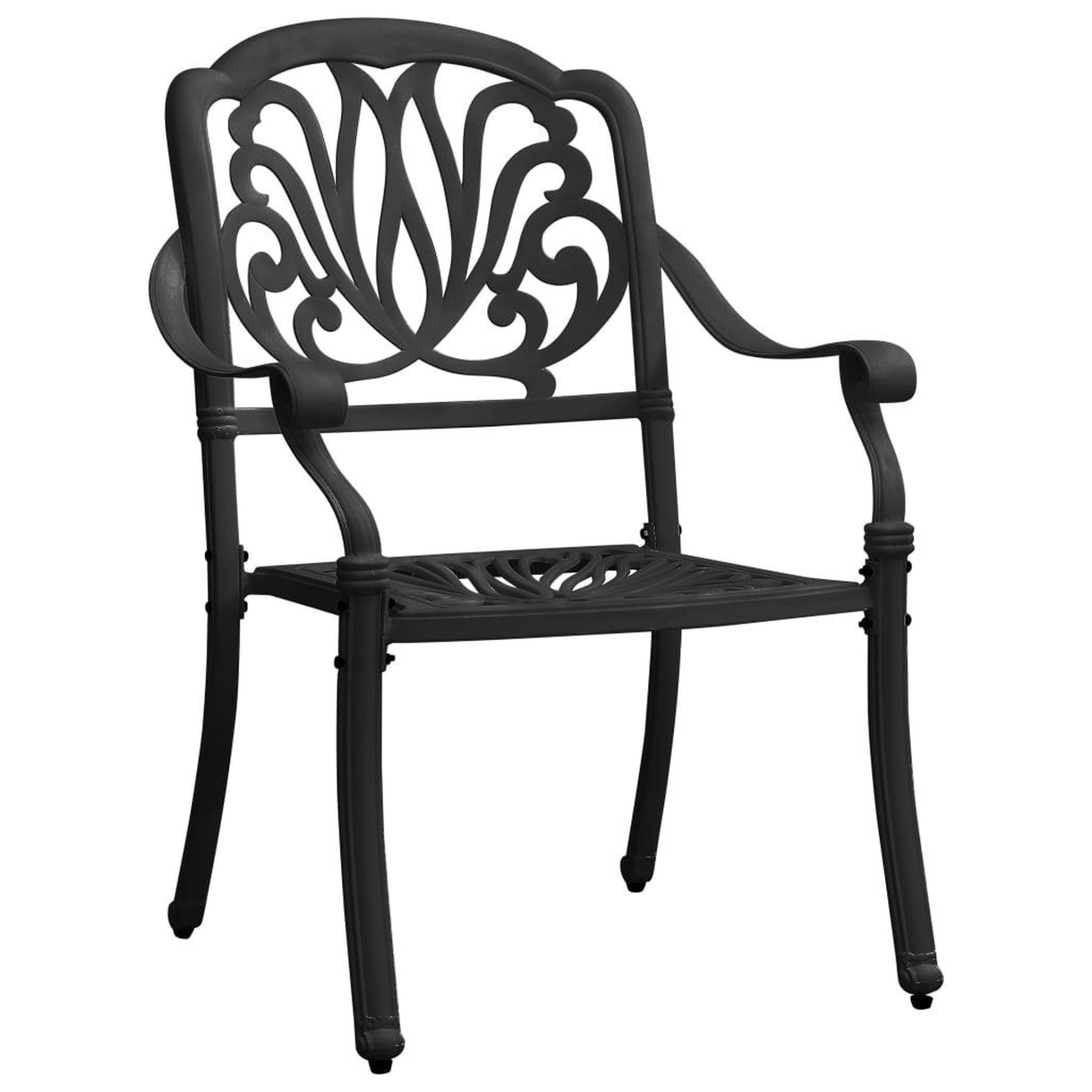 Voir la diapositive 3 : VIDAXL Ensemble de bistro 5 pcs Aluminium coule Noir