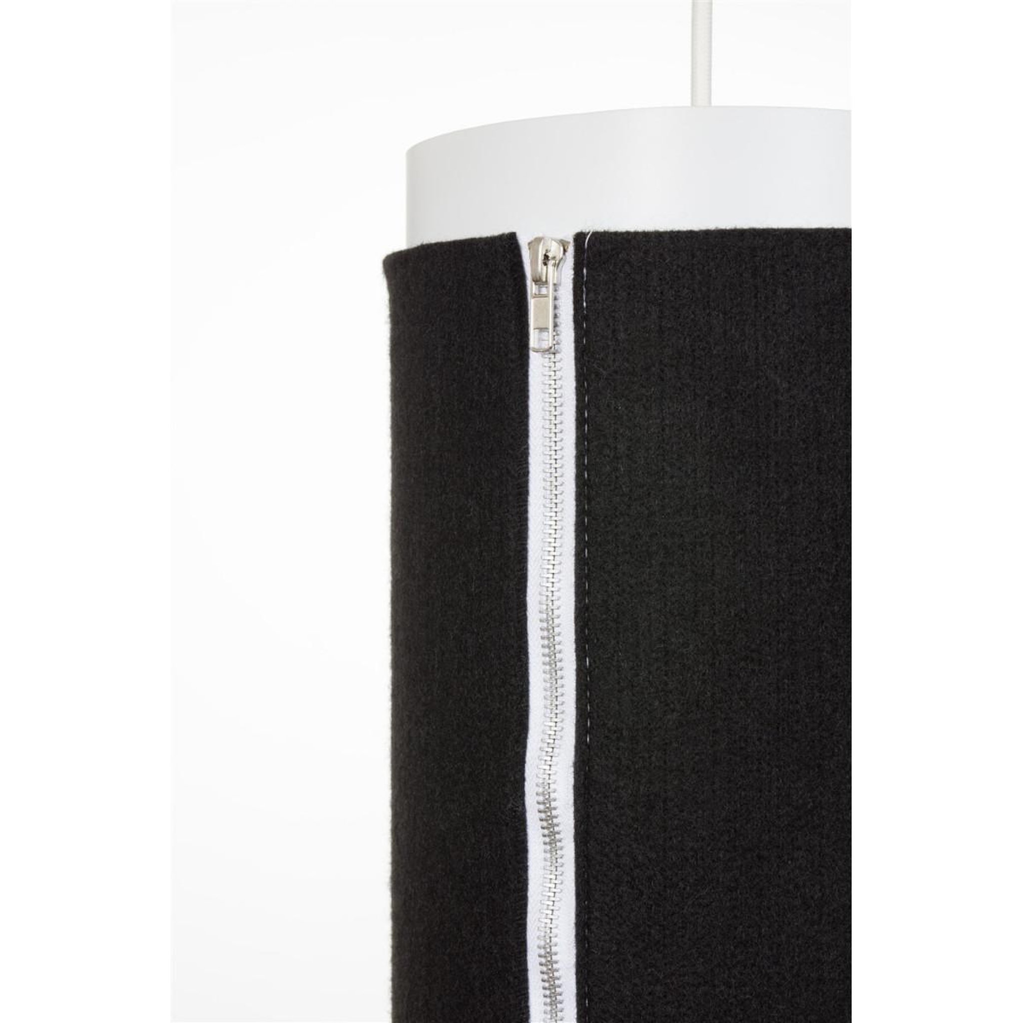 Voir la diapositive 2 : Paris Prix Lampe Suspension en Feutre  Zip Star  52cm Anthracite