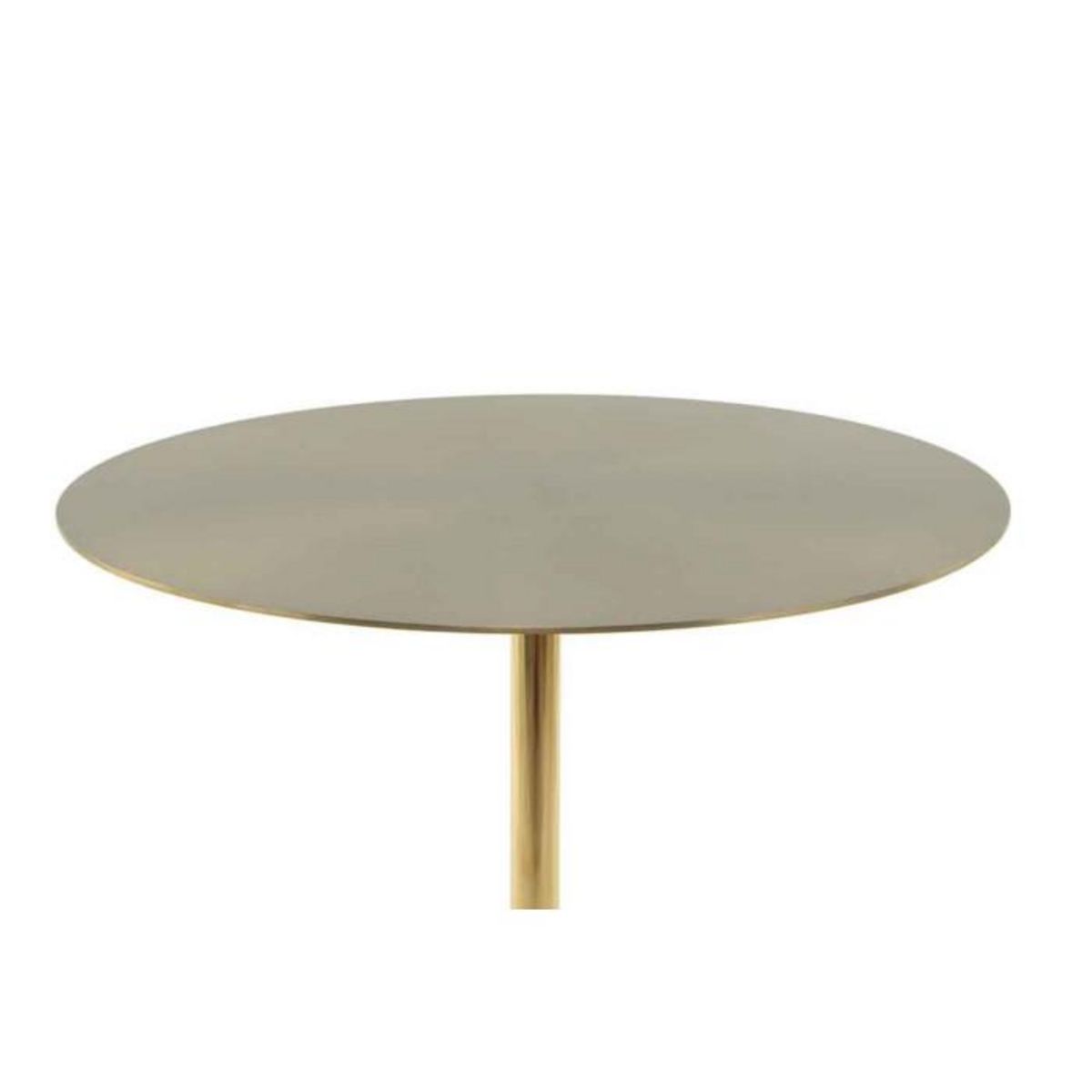 Paris Prix Table d'Appoint Design  Rocio  53cm Blanc & Or